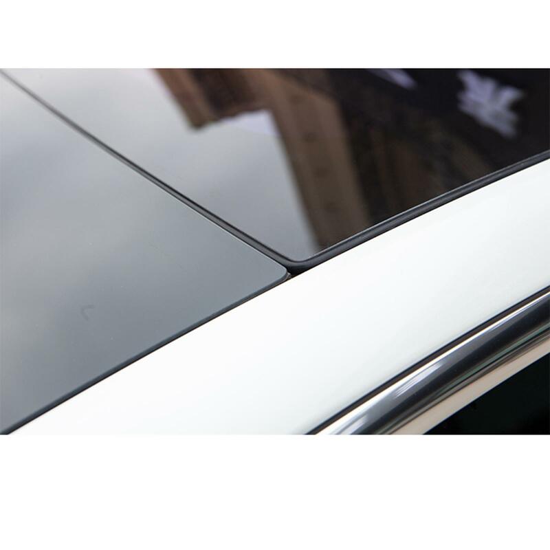 Sunroof Strip karet, 2-4 Pak segel karet Anti kebisingan untuk Tesla Model 3 potongan presisi