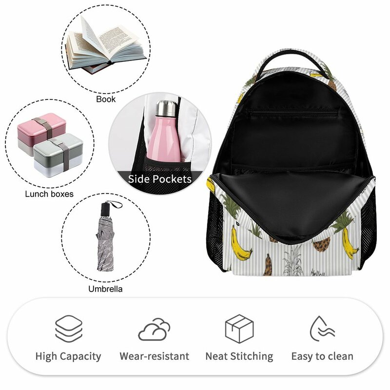 Mochila escolar multiusos para niño, morral de viaje de alta capacidad con estampado personalizado