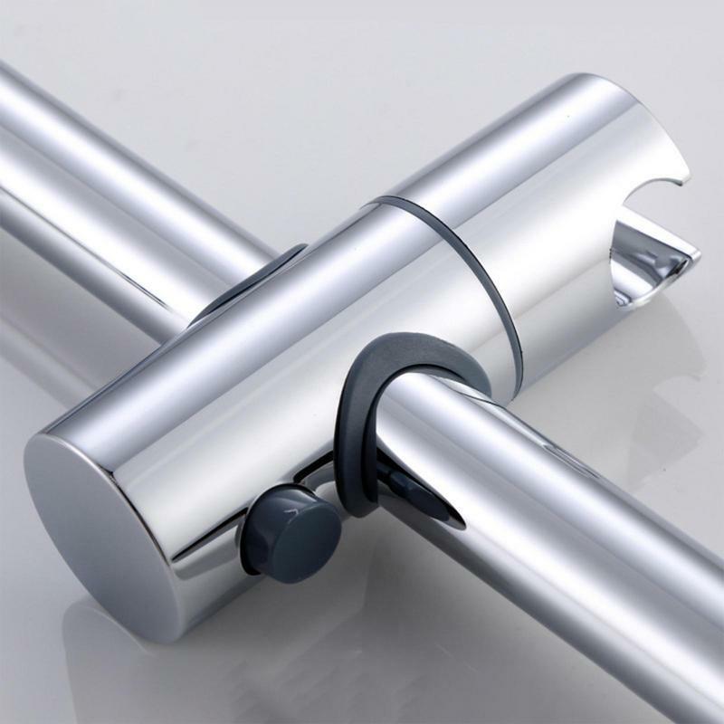 Pemegang rel Shower braket Shower, kualitas tinggi pemegang Shower tangan dapat disesuaikan Bar rotasi 360 derajat aksesoris pemegang Sprayer