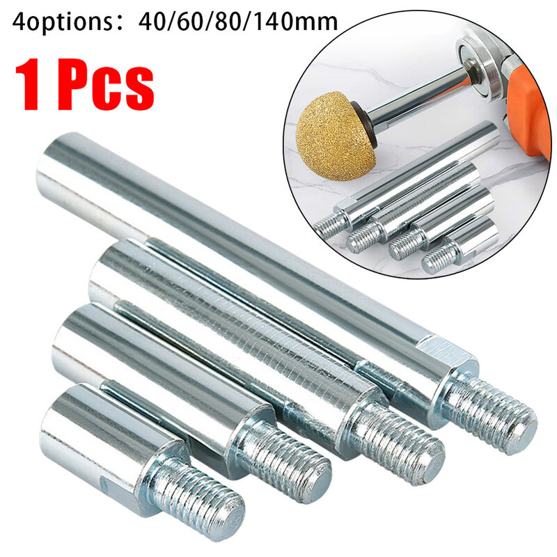 Angle Grinder Adapter Rod Extension Rod M10 Adapters Rod Polishing Accessories 40mm 60mm 80mm 140mm Rotary Extension Shaft Set