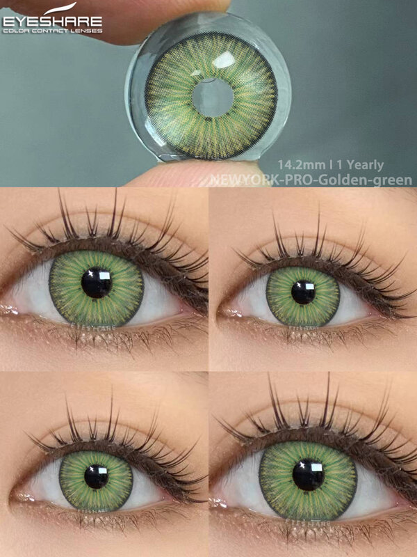 2 шт./пара, цветные контактные линзы для глаз