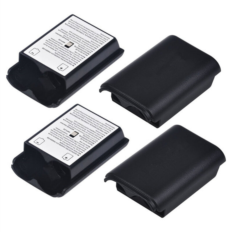 100/50/20PCS AA Rechargeables Batterie Coque Arrière Coque Pour Xbox 360 Contrôleur sans fil Nouveau Jeu Accessoires Noir Blanc