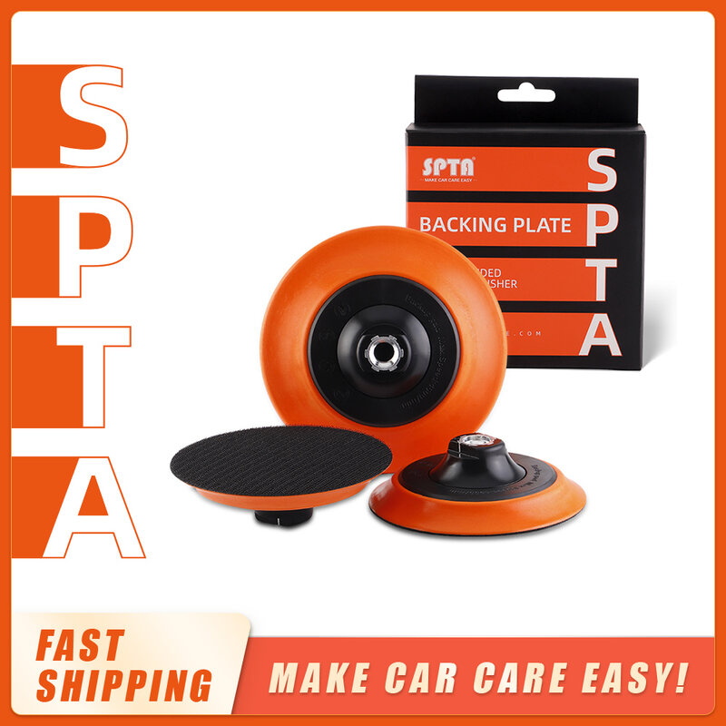 (Única venda) spta m14 5 "/6" placa de apoio backer dupla ação carro polimento buffer almofada profissional