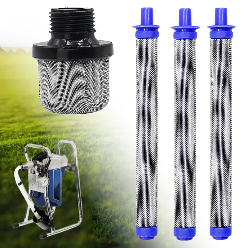 Filtro de sucção de entrada para Airless Spray Gun, Combinação de filtro, Pulverizadores de tinta, 60 Mesh, 288716, 288749
