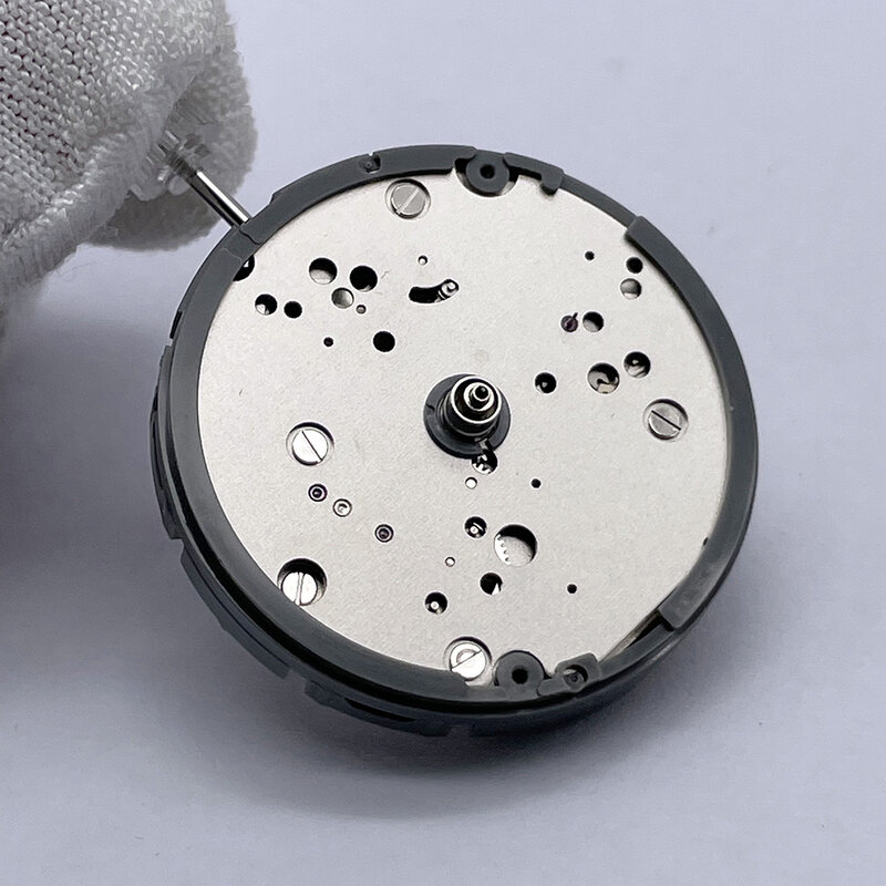 Suku cadang pengganti Perbaikan Gerakan NE57A Pluminum mewah 29 permata tiga tangan pembuat arloji