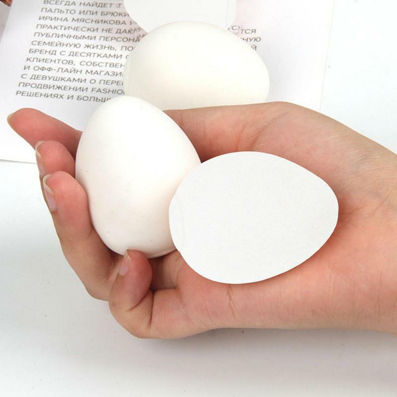 시뮬레이션 계란 감압 핀치 재미있는 릴리스 식품 TPR 스트레스 해소 피젯 장난감, 계란 스트레스 방지 공, 생일 파티 호의, 3 개