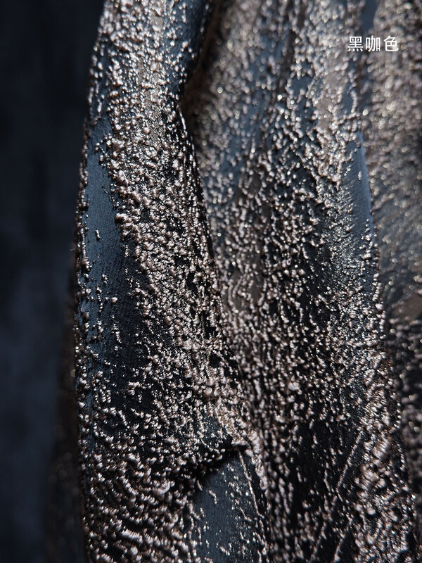 Designerskie tkanina żakardowa na licznik do kurtek odzież dekoracyjne Diy szycia nieregularnej trójwymiarowej tekstury gładka miękka