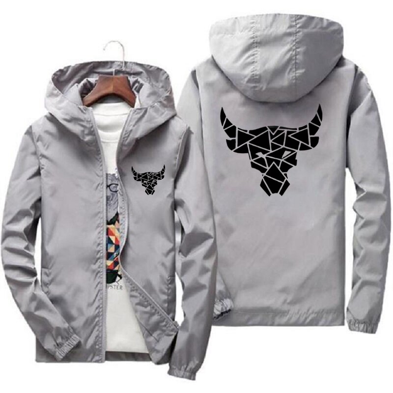 HH-chaqueta Bomber con cremallera para hombre, ropa de calle informal, abrigo de piloto ajustado de Hip Hop, 7XL talla grande, protector solar, nuevo
