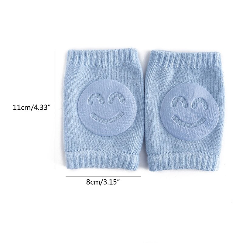 77HD 1 Pair Baby Crawling Kneepads Infants Safety Elbow Cushion Toddlers Leg Warmer Knee Support Protector Kneecap
