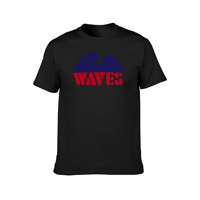 Camiseta con estampado de olas para hombre, camisa de entrenamiento con estampado de animales, nueva edición