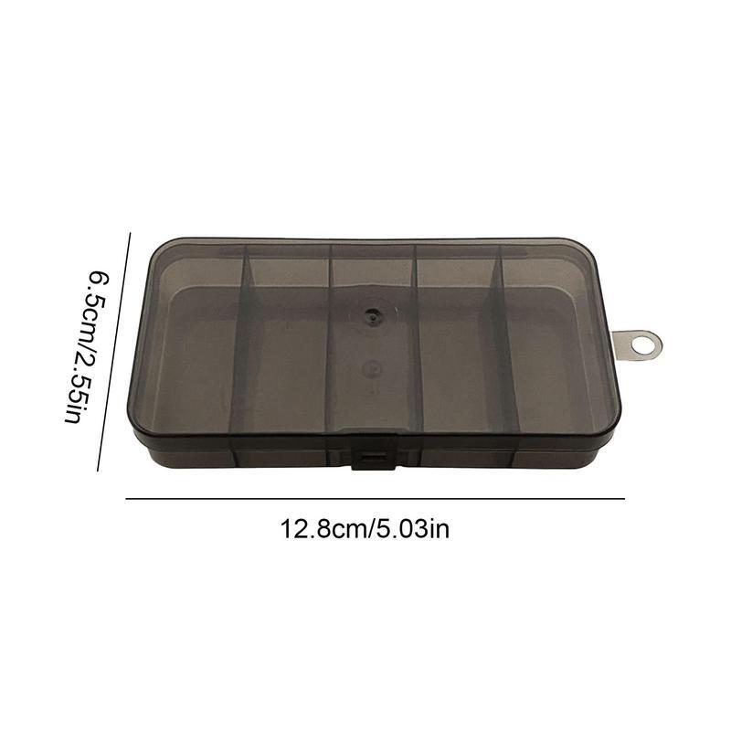 Fishing Bait Tackle Box | Lure 5 Grid Luya Storage Box for Fishing | Five-Grid Design for Beads Lures Hooks Fishing Lure Case