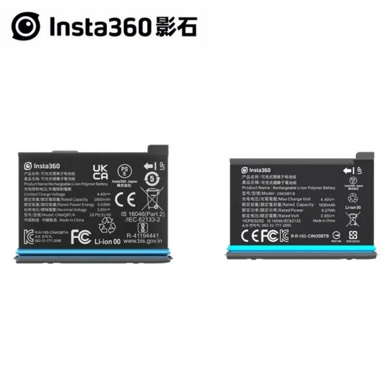 Insta 360 ONE X3 caricabatteria originale 3 slot/doppio caricatore USB/Cargador Insta360 One x3 batteria accessori per fotocamere panoramiche