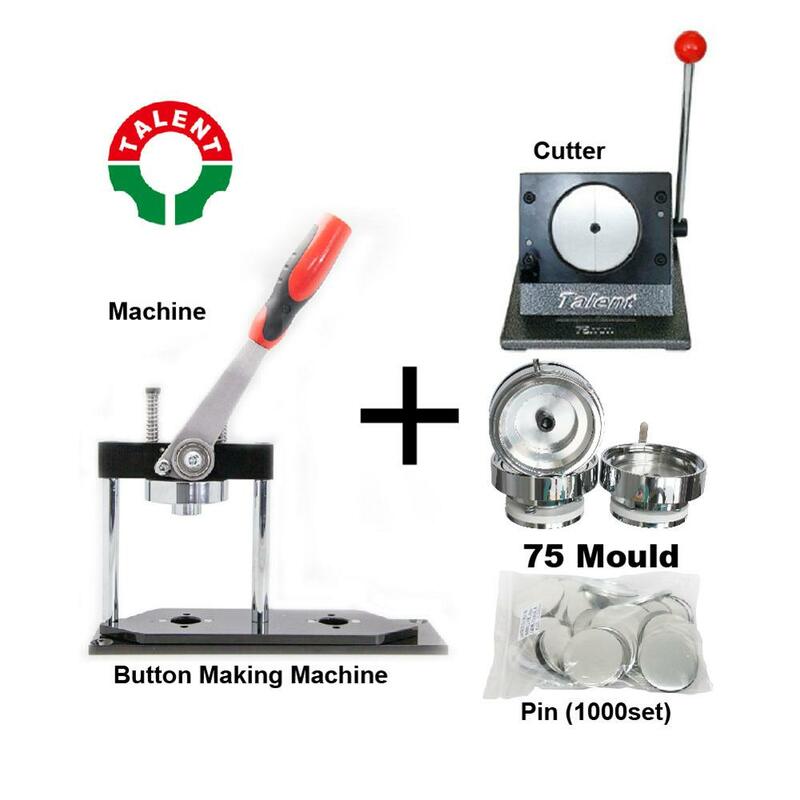 Hot Sale Latest Style High Quality Round Shape 75mm Manual Button Making Machine Button Maker Kit