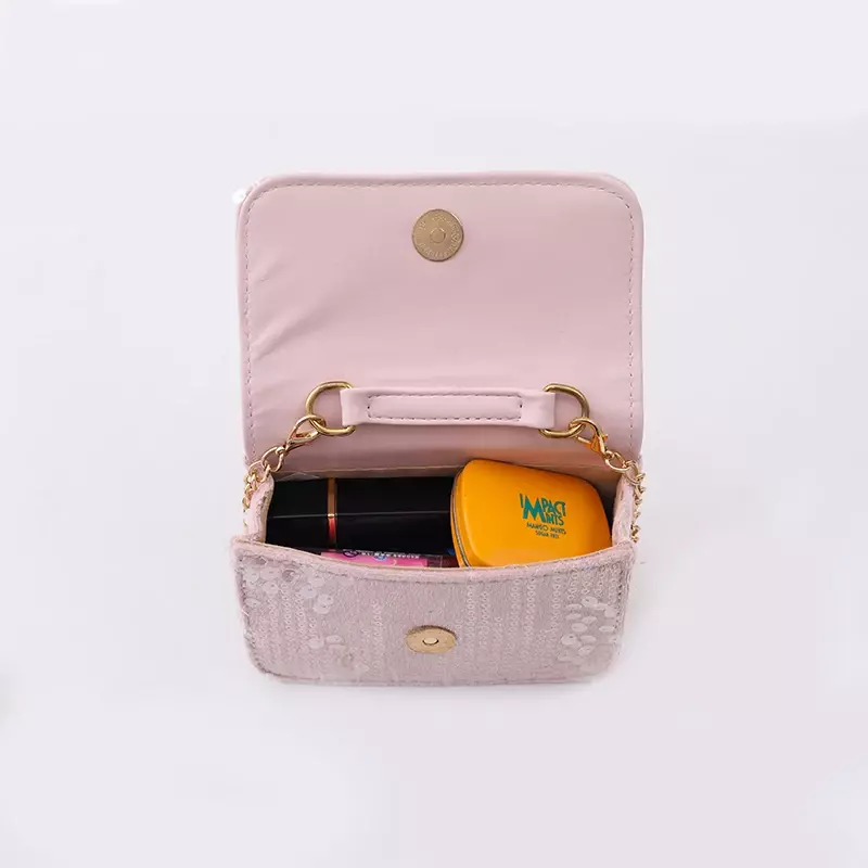 Fashion Children's Shoulder Bag Pearl Sequins Hot Selling Girl Baby Cute Zero Wallet Princess Bag Women's Handbag  mini bag