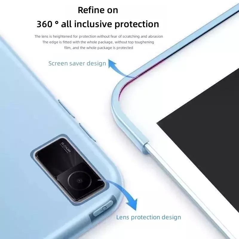 Xiaomi Redmi,10.61インチ,2022用の磁気フリップスタンドカバー付きスマートケース,フィルムとペン付き