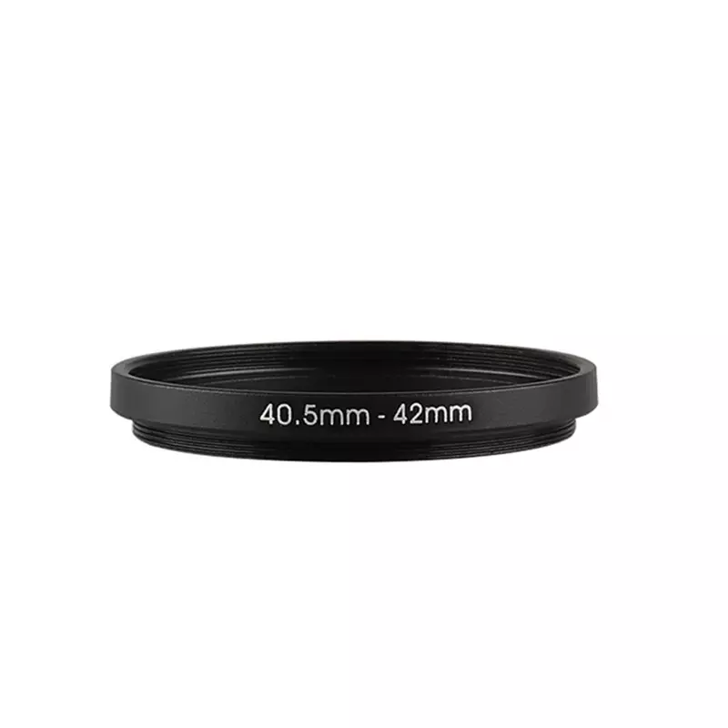 วงแหวนตัวกรองขั้นบันไดสีดำอะลูมิเนียม40.5มม.-42มม. 40.5-42มม. อะแดปเตอร์40.5เป็น42มม. อะแดปเตอร์เลนส์สำหรับเลนส์กล้อง Canon Nikon SONY DSLR