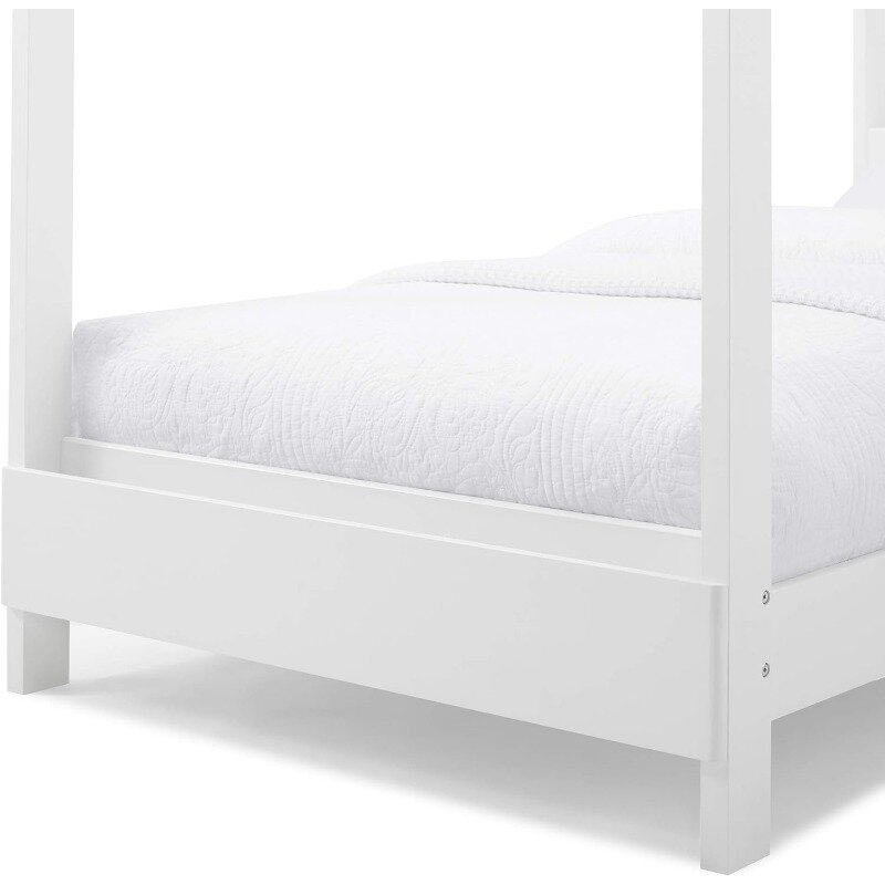 Podwójne łóżko drewna dla dzieci, łóżko z pełnymi bokami-nie jest potrzebna sprężyna skrzynka