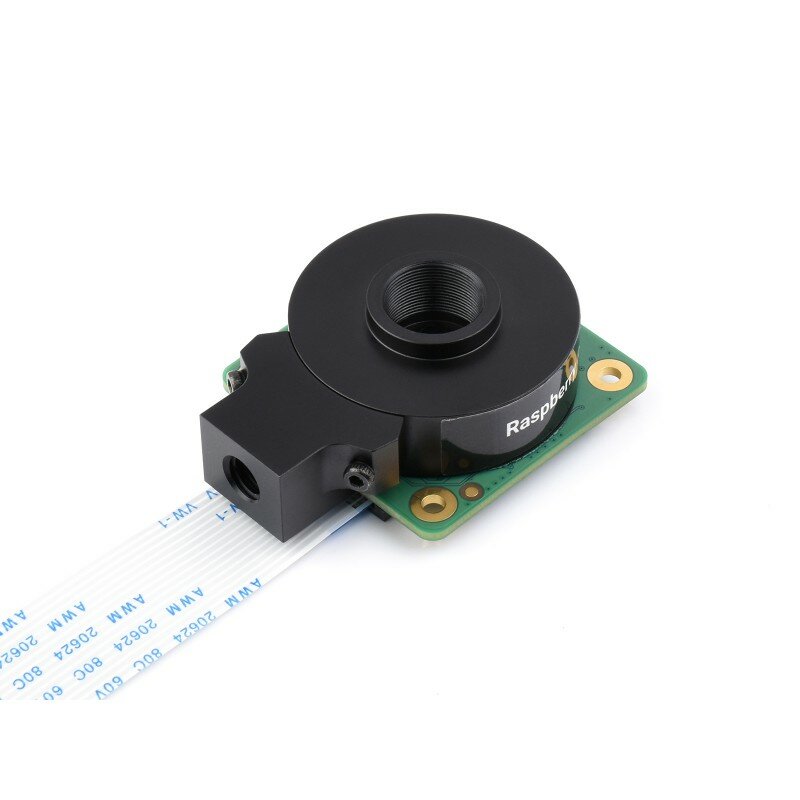 Câmera Waveshare Raspberry Pi, M12, 12.3MP, Sensor IMX477R Alta Sensibilidade, Suporta Lentes de Montagem M12, Alta Qualidade