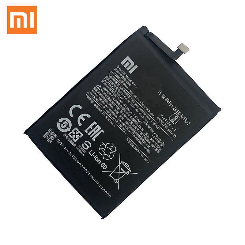 100% Originele Xiao Mi Bn53 Bn54 Bn55 Telefoonbatterij Voor Xiaomi Redmi Note 9 10 Pro 9S 10X4G 5G Vervangende Batterijen Bateria