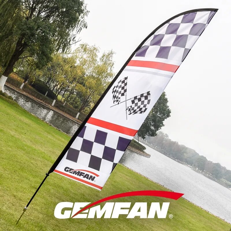 Bandeira Gemfan Largura 60CM Altura 250CM para FPV Freestyle Drones Outdoor Flying Corrida Prática Velocidade (Excluindo Flagpoles)