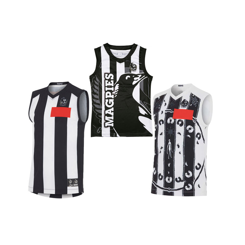 2024 Collingwood Magpies  Mens Home/Indigenous Guernsey customize