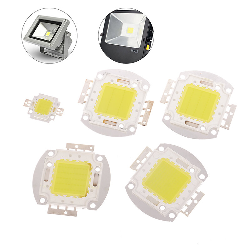 COB 통합 LED 램프 칩, DIY 투광 조명, LED 전구 스포트라이트 칩, LED COB 램프 비드, 10W, 20W, 30W, 50W, 100W