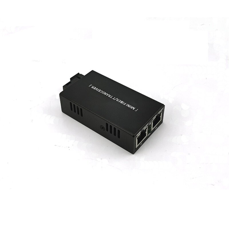 1PC Mini Gigabit 10/100/1000M SC Fiber Media Converter 20km Fiber Optic Transceiver single Mode Duplex 2 พอร์ตเครื่องรับส่งสัญญาณออปติก