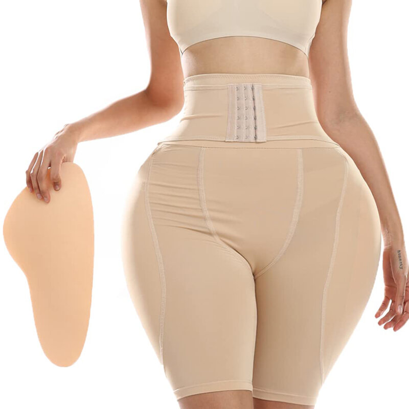 Almohadillas para glúteos más grandes para mujer, potenciador de cadera, bragas acolchadas de esponja mejoradas, ropa moldeadora, Control de barriga, BBL