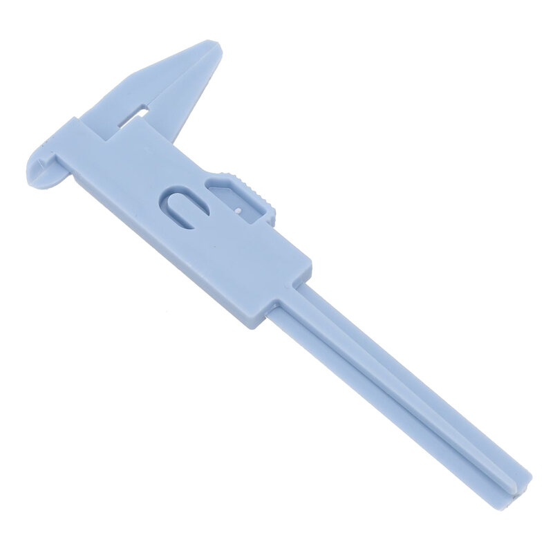 Pengukur kaliper Vernier plastik ringan, alat ukur Mini, alat ukur presisi, bagian alat pengukuran