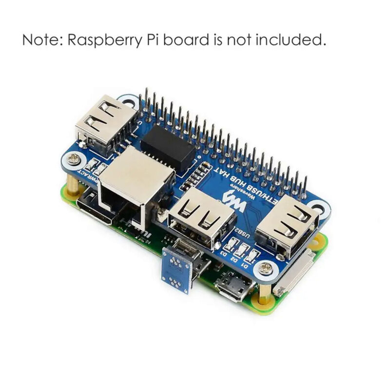 Kit de démarrage pour Raspberry Pi 0 ontari2 W 0W 2 W 3B Plus 3 4 modèle B 4B, carte Ethernet 6 000 USB HUB Tech HAT Shield, 5V
