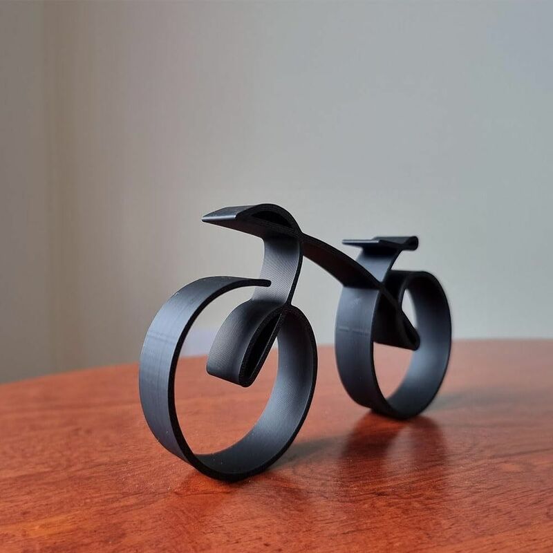 Велосипедная скульптура проволочная рамка стиль простой силуэт велосипед скульптура велосипед Искусство рабочего стола Декор подарок для любителей езды на велосипеде