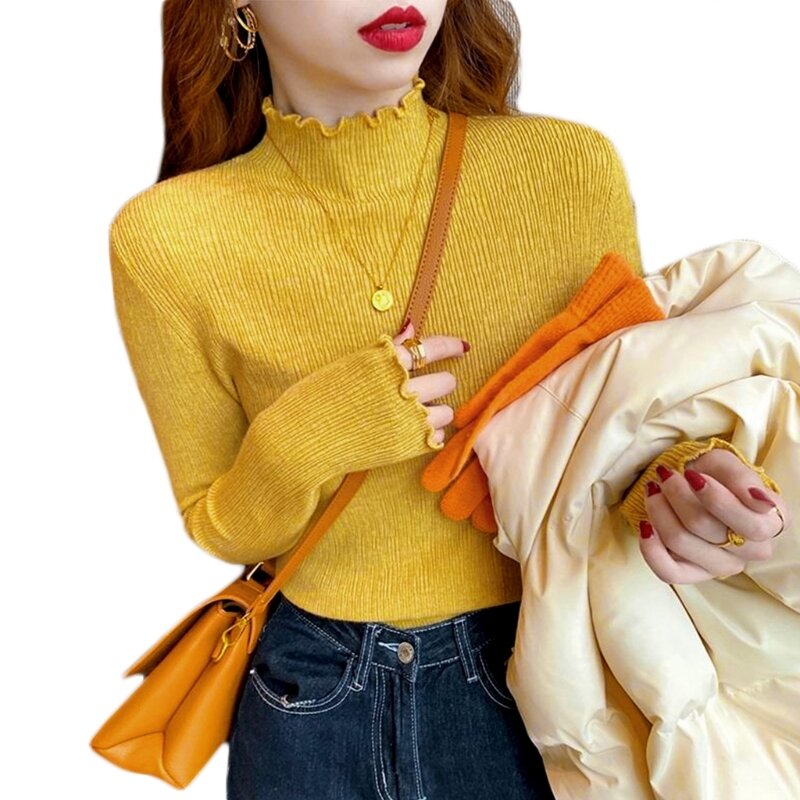 Женское нижнее пальто 652F, элегантная уличная одежда, верхняя одежда с длинным рукавом, пуловер, футболка