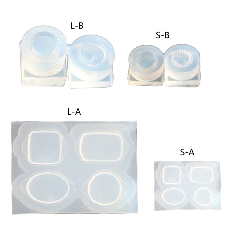 3D Mini Tray Candy Cans Epoxy Resin Silicone Molds DIY Handmade Pendant Molds Desktop Ornament Mold Tool Easy to Clean