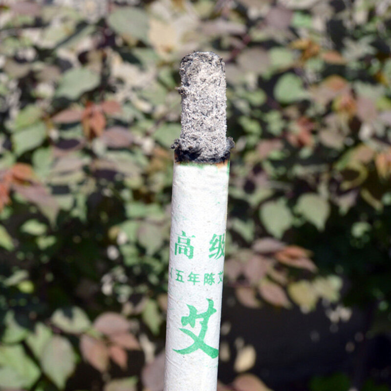 мокса палочки чистая полынь традиционное прижигание традиционная китайская медицина прижигание палочка теплый меридиан массаж меридиана здравоохранение
