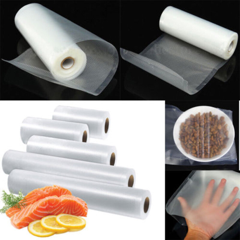 1 Roll Vacuum Bags Vacuum Sealer 4 Sizes Clear Food Food Saver Package Bag Accessories Replacement Spare Parts