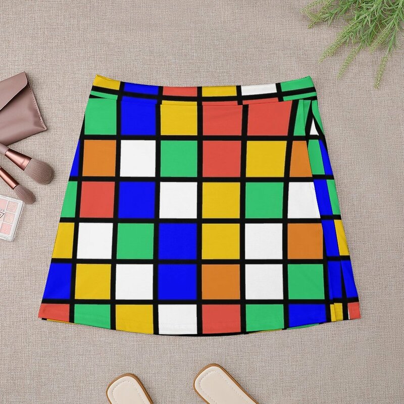 Cubies Background Mini Skirt shorts korean style clothes