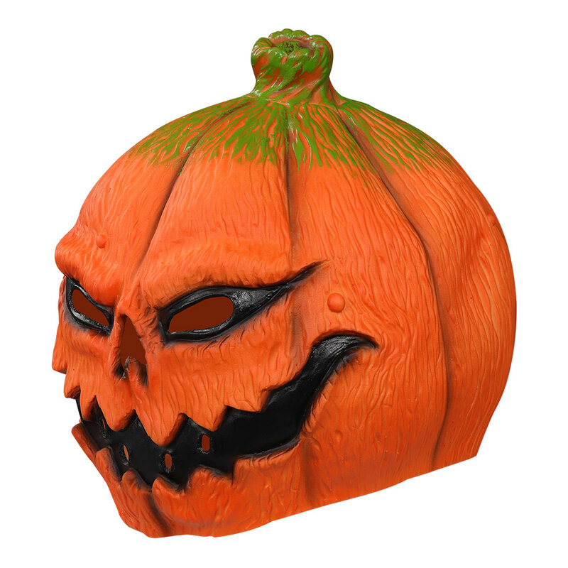 Masque de citrouille pour Cosplay, en Latex, casque, accessoires de Costume de fête d'halloween