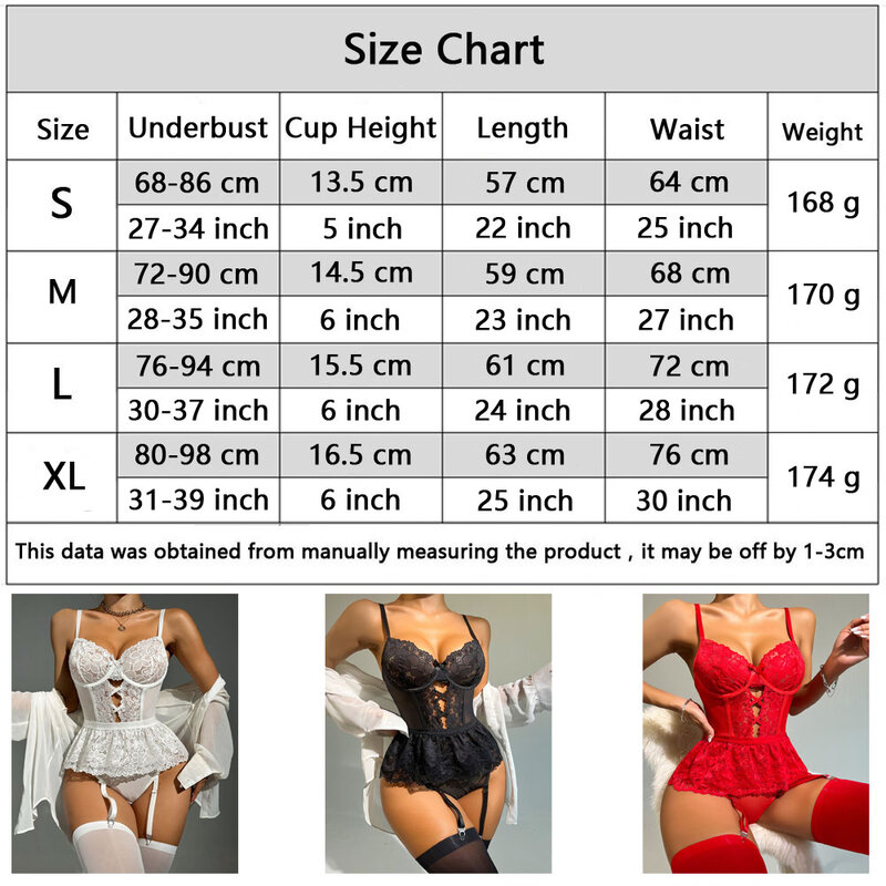 Sexy Lingerie Lace Transparent Open Bodysuit For Women Hollow Out Bra Underwear Erotic Thongs Garters Belt Babydoll Sets Tights