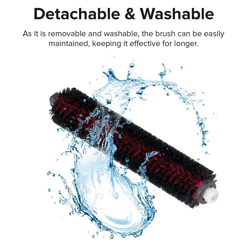 2 pezzi per spazzola di pulizia ad alta velocità Roborock per S7 Maxv Ultra & S8 Pro Ultra per lavaggio Mop e Dock autopulente