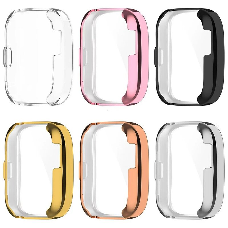 Electroplated TPU Protective Case for Huami Amazfit Bip 5 Bip5 Pro A2215 Full Screen Protector Shell Cover
