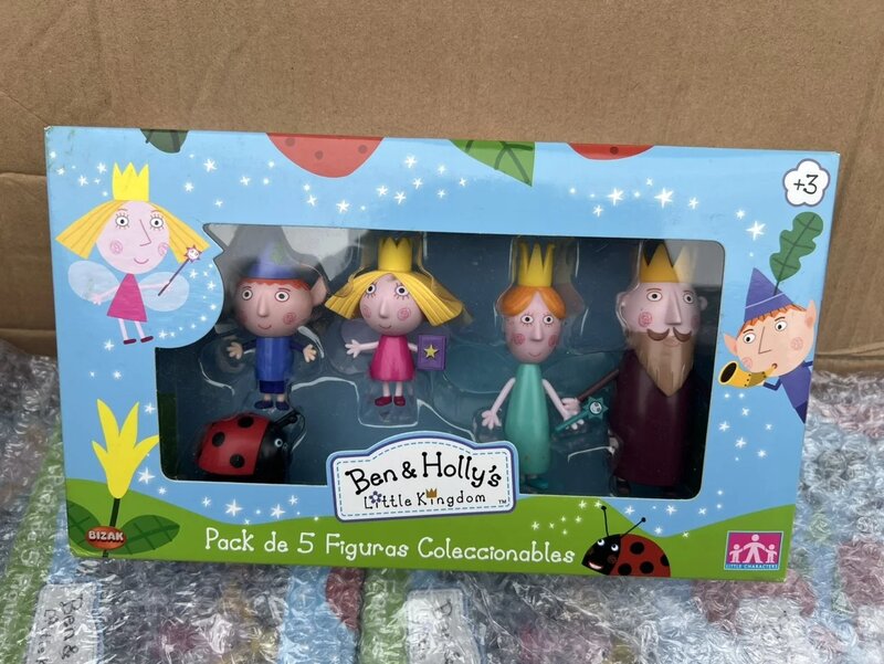 Ben e Holly PVC Little Kingdom Action Figure para Crianças, Brinquedos Dos Desenhos Animados, Aniversário e Presente de Natal