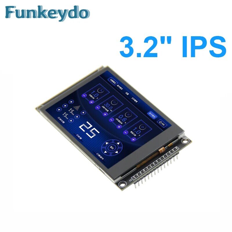 Pantalla táctil IPS serie SPI de 3,2 pulgadas para Arduino/Mega2560/C51, 3,2x320 píxeles, controlador ILI9341, módulo TFT LCD para Arduino/Mega2560/C51