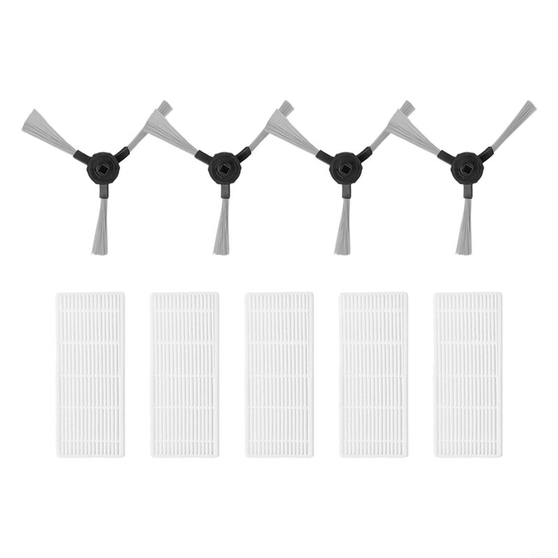 Escovas laterais para aspirador robô, VR 302, VR 102, VR 201, VR 303, Acessórios