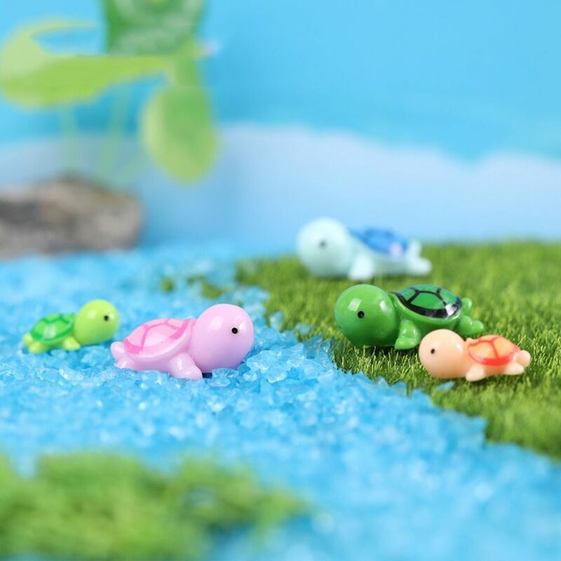 Miniaturas de tortuga, juguete de resina, paisaje de jardín, regalo de bonsái