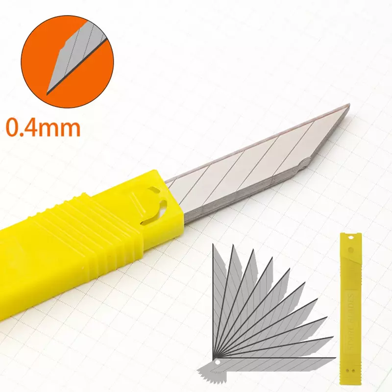 10pcs Blades 30 Degrees Art Blade Art Cutter General Replacement Blade  Cutting Carving Cutting Paper, Sharpen Pen Trimming
