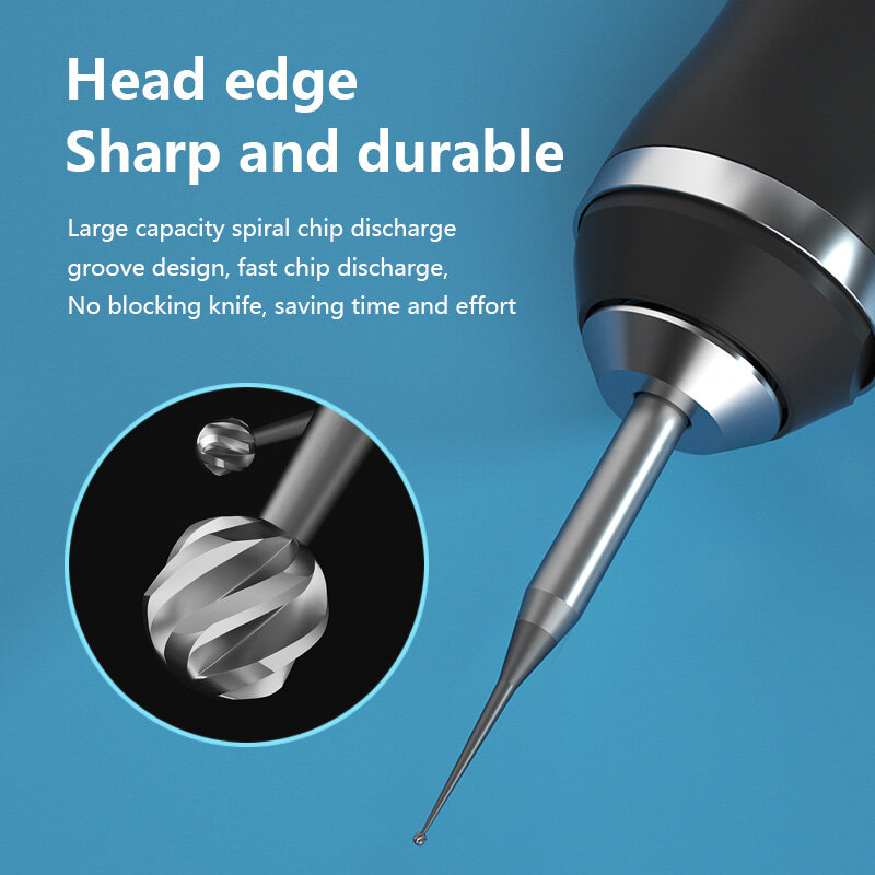 Testa di rettifica in acciaio al tungsteno laminato MaAnt 0.4mm 0.5mm 0.6mm precisione in acciaio legato di alta qualità della testa di molatura dei denti della taglierina