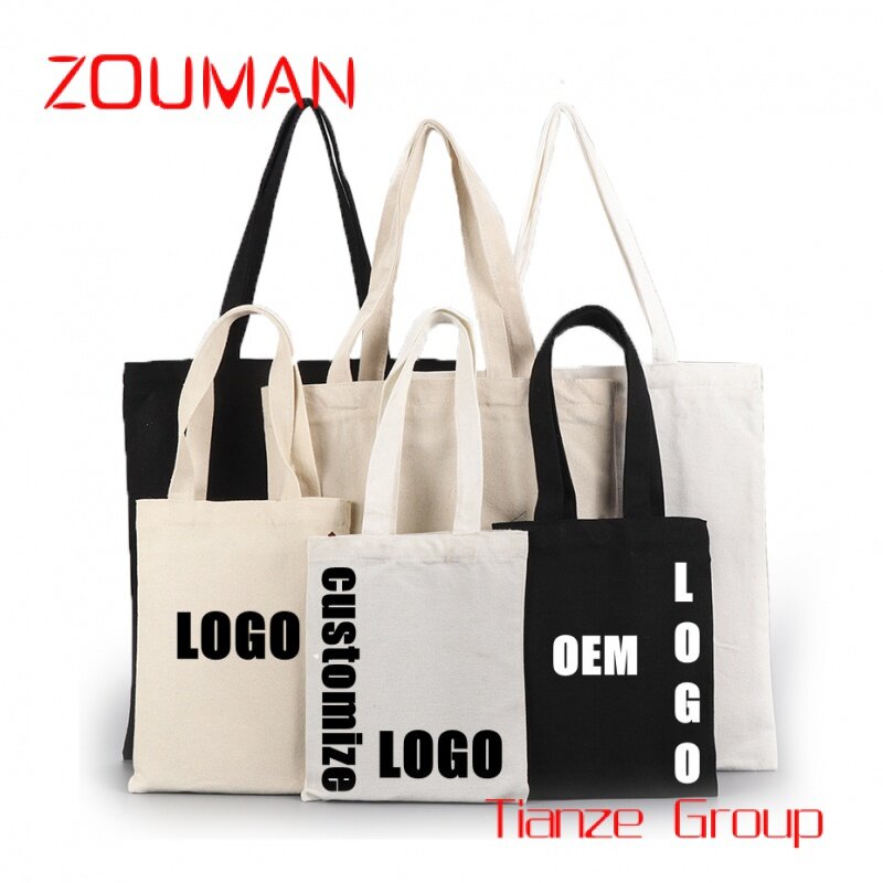 Custom , Factory Cheap Price Eco Friendly Custom Printed Logo Beach Shopping Bags Grocery Canvas Cotton Tote Bag
