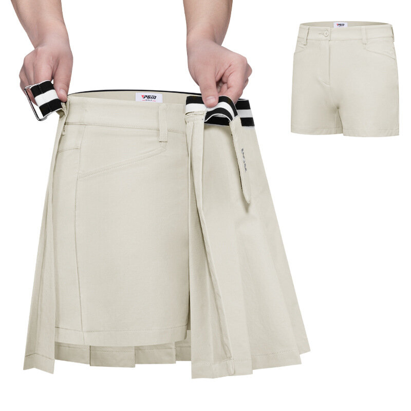 PGM-Falda corta de Golf 2 en 1 para mujer, Pantalón deportivo con cintura elástica, plisado, a la moda, para ocio, XS-XL