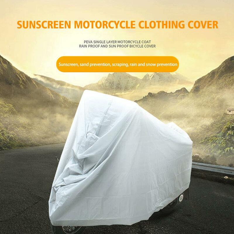 Cubierta protectora de interior y exterior para motocicleta, cubierta impermeable a prueba de lluvia, polvo y rayos Uv para vehículo y bicicleta, V7t7