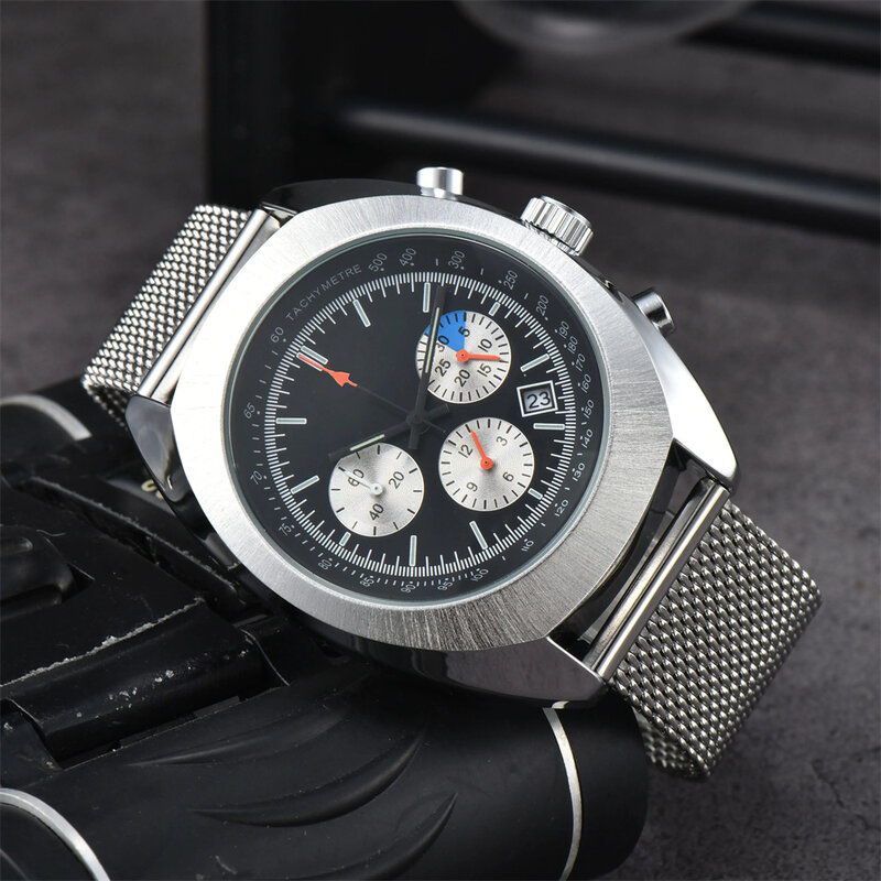 Top Sale Quartz Luxury Watches for Men Full Function Custome Brand Multifunction Chronograph Automatic Date AAA Clocks Relógio